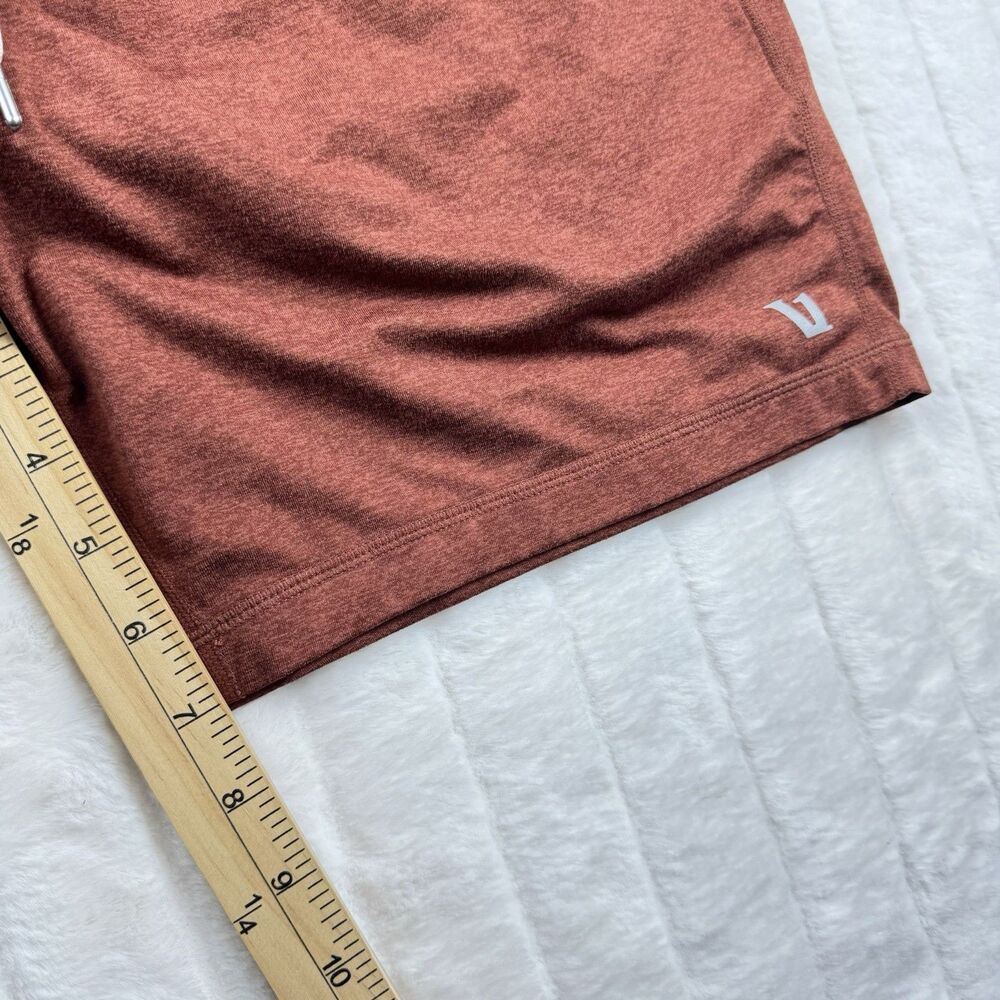 Vuori Ponto Performance Shorts 7" Men's Small Brown Orange Stretch Comfort Sport - Picture 5 of 12